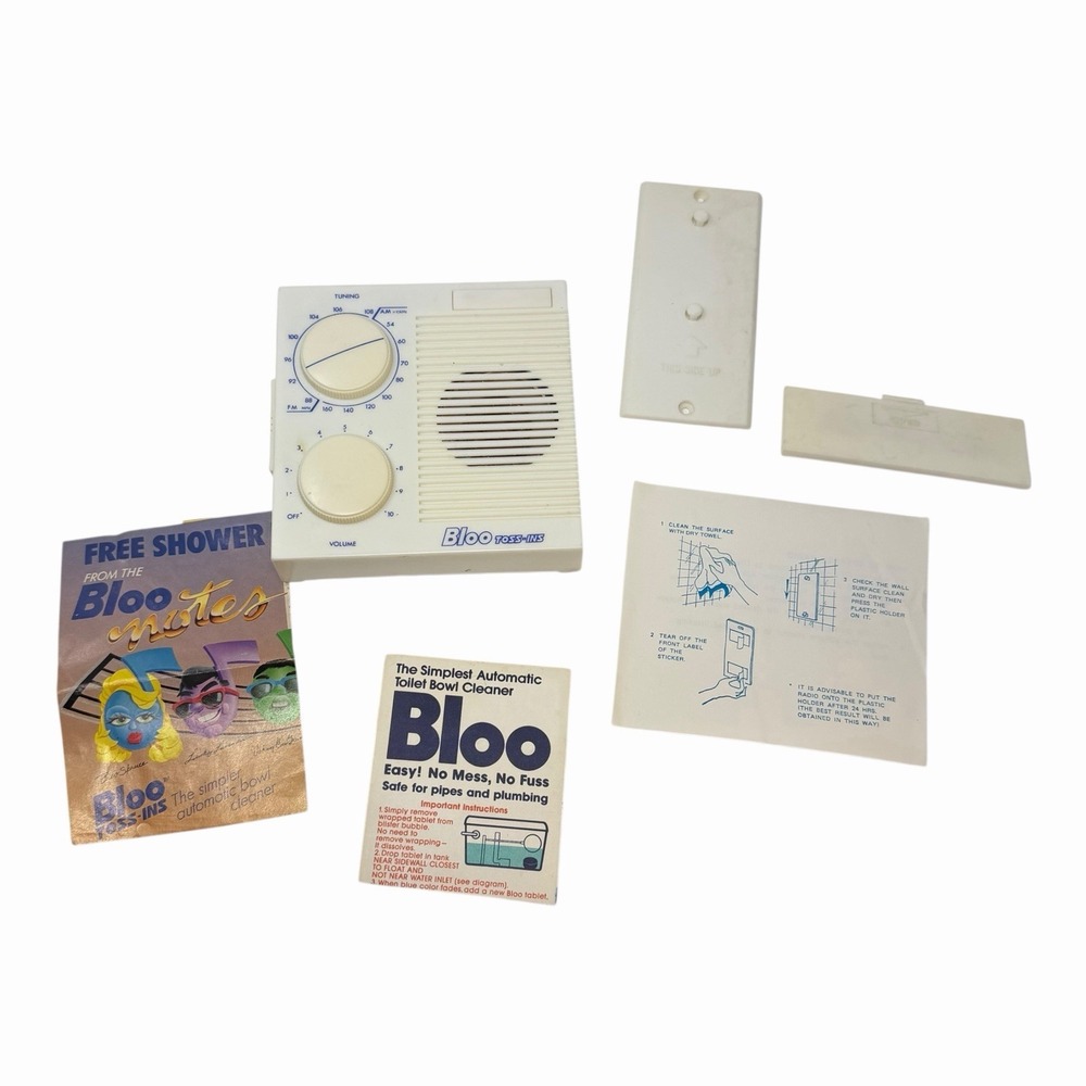 Vintage, 1980s‎ Vintage Bloo Toss-Ins Promotional Radio